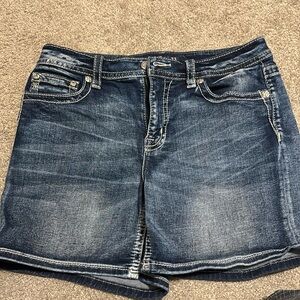 Miss me knee length shorts